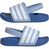 imageadidas unisexbaby Adilette EstrapClear SkyWhiteBright Royal