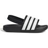 imageadidas unisexbaby Adilette EstrapCore Black Cloud White Core Black