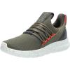 imageadidas Mens Lite Racer Adapt 70 Running ShoesOlive StrataShadow OliveSolar Red