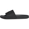 imageadidas Unisex Adult Adilette Shower Slip On SlidesBlackBlackBlack
