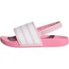 imageadidas unisexbaby Adilette EstrapClear Pink Cloud White Bliss Pink