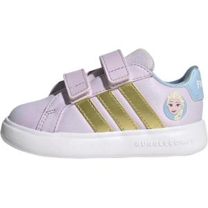 imageAdidas BabyBoys Grand Court 30 Cf IIce LavenderGold MetallicGlow BlueFrozen