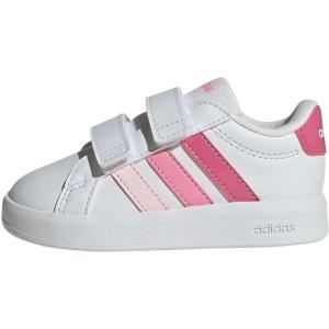 imageAdidas BabyBoys Grand Court 30 Cf IWhitePink FusionBliss Pink