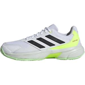 imageAdidas Mens Courtjam Control 3 TennisCloud White Core Black Lucid Lemon