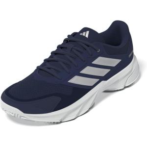 imageAdidas Mens Courtjam Control 3 TennisDark BlueZero MetallicWhite