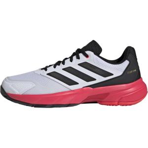 imageAdidas Mens Courtjam Control 3 TennisFtwr White Core Black Lucid Red