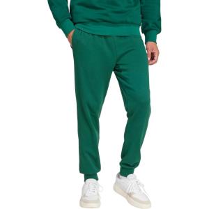 imageAdidas Mens Essentials Feel Cozy French Terry PantsCollegiate GreenBlack