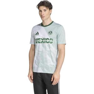 imageAdidas Mens Host Nation JerseyWhiteAmazon GreenMexico