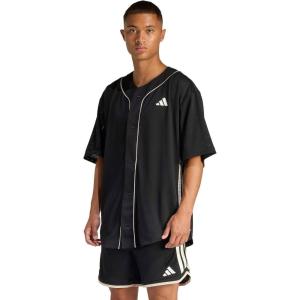 imageadidas Men Stadium Seasonal Basketball ShirtBlackOff White