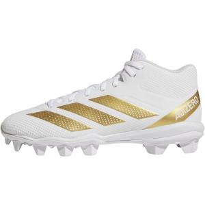imageadidas Mens Adizero Impact2 Molded American FootballWhiteGold MetallicWhite