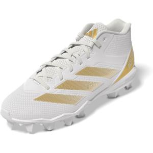 imageadidas Mens Adizero Impact2 Molded American FootballWhiteGold MetallicWhite2024