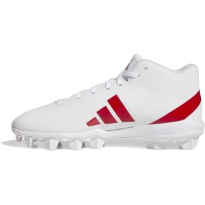 imageadidas Mens Adizero Impact2 Molded American FootballWhiteTeam Power Red