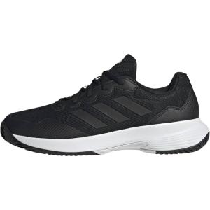 imageadidas Mens Gamecourt 20 Tennis ShoeBlackBlackWhite