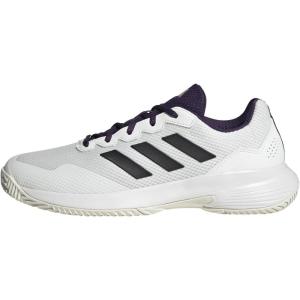 imageadidas Mens Gamecourt 20 Tennis ShoeWhiteBlackAurora Plum