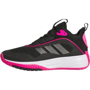 imageadidas Mens Own The Game 30 Basketball ShoeBlackIron MetallicShock Pink