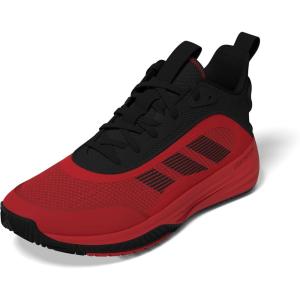 imageadidas Mens Own The Game 30 Basketball ShoeBlackRedRed