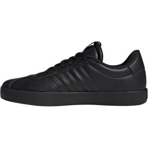 imageadidas Mens VL Court 30 ShoeBlackBlackGold Metallic