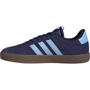 imageadidas Mens VL Court 30 ShoeDark BlueClear SkyGold Metallic