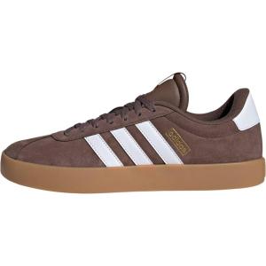 imageadidas Mens VL Court 30 ShoeEarth StrataWhiteGold Metallic