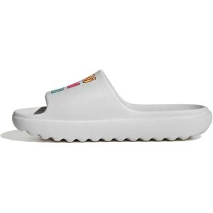imageadidas Unisex Adult Adilette Lumia SandalsDash GreyLucid PinkTangerine