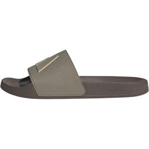 imageadidas Unisex Adult Adilette Shower Slip On SlidesClayTrace KhakiEarth Strata