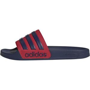 imageadidas Unisex Adult Adilette Shower Slip On SlidesDark BlueDark BlueBetter Scarlet