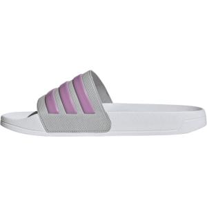 imageadidas Unisex Adult Adilette Shower Slip On SlidesGreyPreloved PurpleGrey