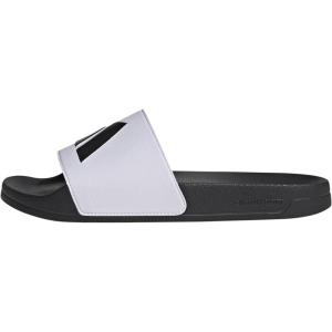 imageadidas Unisex Adult Adilette Shower Slip On SlidesWhiteBlackBlack