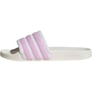 imageadidas UnisexAdult Adilette Noshower Slide SandalWhiteBliss LilacAlmost Pink