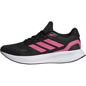 imageadidas Womens Run Falcon 5 Running ShoesBlackPink FusionWhite