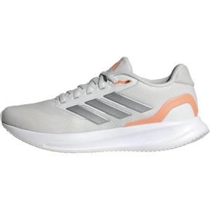 imageadidas Womens Run Falcon 5 Running ShoesCrystal WhiteIron MetallicBeam Orange