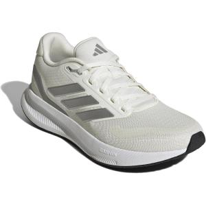 imageadidas Womens Run Falcon 5 Running ShoesOff WhiteSilver MetallicBlack
