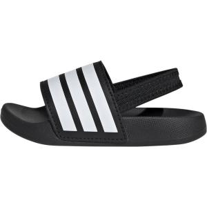 imageadidas unisexbaby Adilette EstrapBlackWhiteBlack