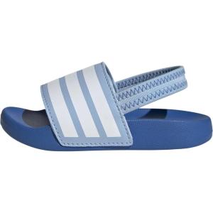 imageadidas unisexbaby Adilette EstrapClear SkyWhiteBright Royal