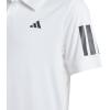 imageAdidas Boys Club Tennis 3Stripes Polo ShirtWhite