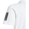 imageAdidas Boys Club Tennis 3Stripes Polo ShirtWhite
