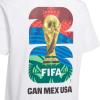 imageAdidas Boys FIFA World Cup 26 Match Ball Graphic TShirtWhite