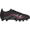 imageAdidas UnisexChild Club Predator Firm GroundMulti GroundBlackGreyLucid Red