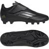 imageAdidas UnisexChild F50 Club Hook amp Loop Firm GroundMulti GroundBlackIron MetallicGold Metallic