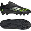 imageAdidas UnisexChild F50 Club Hook amp Loop Firm GroundMulti GroundBlackIron MetallicLucid Lemon