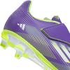 imageAdidas UnisexChild F50 Club Hook amp Loop Firm GroundMulti GroundPurple RushWhiteLucid Lemon