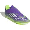 imageAdidas UnisexChild F50 Club Hook amp Loop Firm GroundMulti GroundPurple RushWhiteLucid Lemon