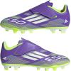 imageAdidas UnisexChild F50 Club Hook amp Loop Firm GroundMulti GroundPurple RushWhiteLucid Lemon