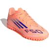imageAdidas UnisexChild F50 Club TurfBeam OrangeLucid BlueWhite