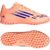 imageAdidas UnisexChild F50 Club TurfBeam OrangeLucid BlueWhite