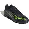 imageAdidas UnisexChild F50 Club TurfBlackIron MetallicLucid Lemon