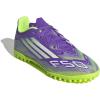 imageAdidas UnisexChild F50 Club TurfPurple RushWhiteLucid Lemon