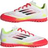 imageAdidas UnisexChild F50 Club TurfWhiteBlackSolar Yellow