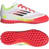 imageAdidas UnisexChild F50 Club TurfWhiteBlackSolar Yellow