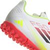 imageAdidas UnisexChild F50 Club TurfWhiteBlackSolar Yellow